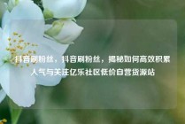 抖音刷粉丝，抖音刷粉丝，揭秘如何高效积累人气与关注亿乐社区低价自营货源站