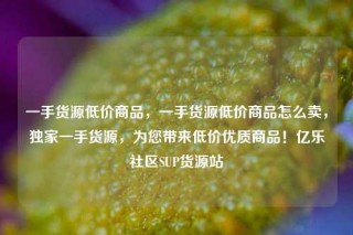 一手货源低价商品，一手货源低价商品怎么卖，独家一手货源，为您带来低价优质商品！亿乐社区SUP货源站